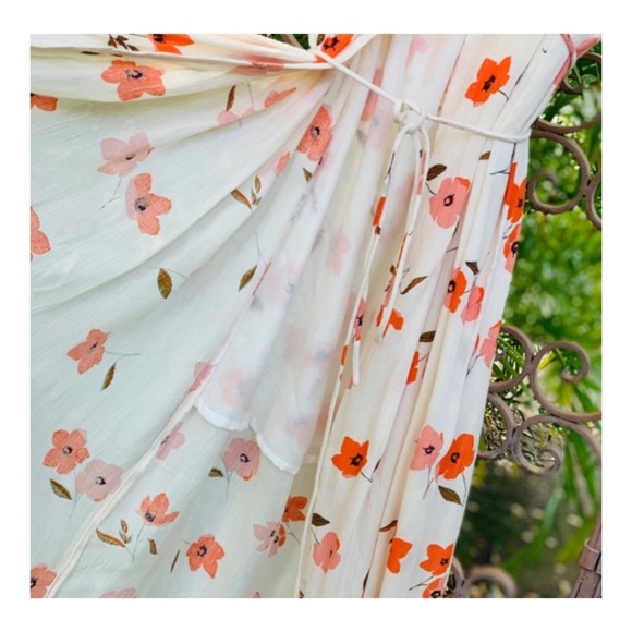 Billabong Floral Fields Wrap Dress 𑁍 - Picture 3 of 7